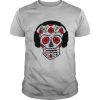 Skull With Headphones Day Of Dead shirt