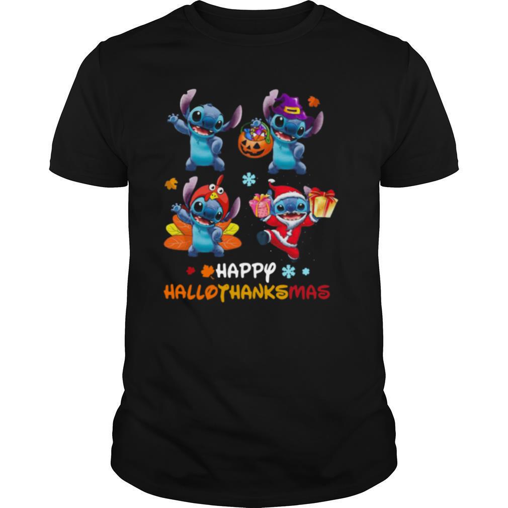 Stitch Happy Hallothanksmas Pumpkin shirt