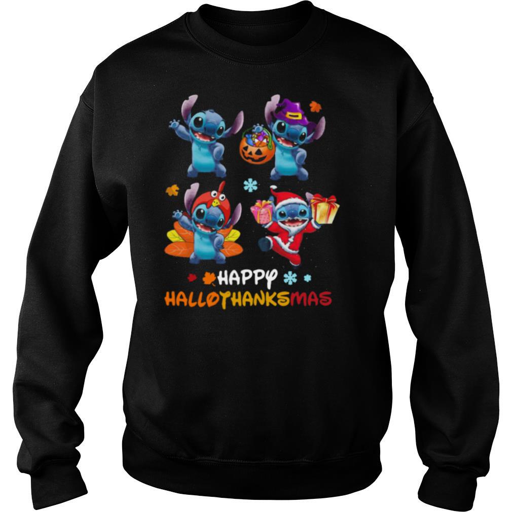 Stitch Happy Hallothanksmas Pumpkin shirt