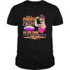 Strong woman i work at fedex of course i’m crazy do you think a sane person would do this job vintage retro shirt