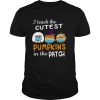 Teachers Gift Cutest Pumpkins patch Halloween Face Mask shirt