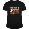 This Year Is Boo Sheet Boo Ghost Halloween Periodic table shirt