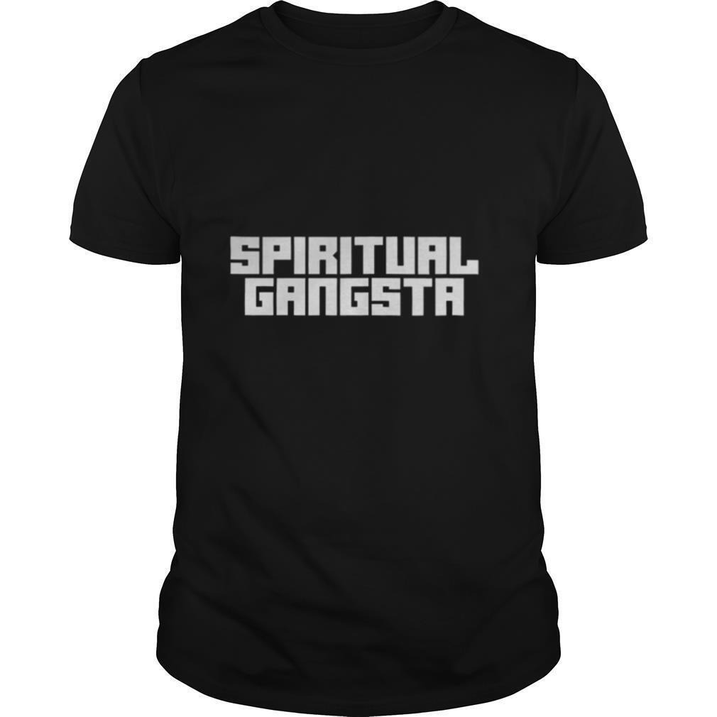 Vintage Style Yoga Spiritual Gangsta shirt
