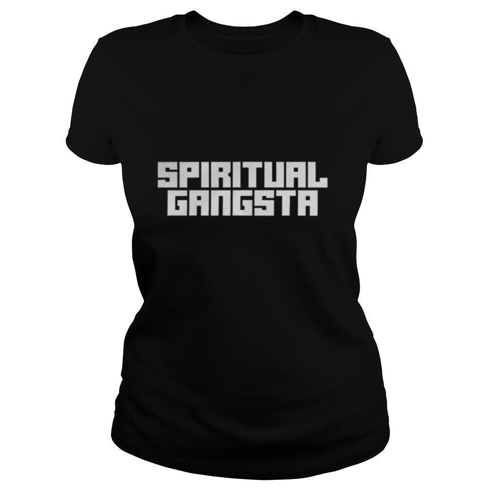 Vintage Style Yoga Spiritual Gangsta shirt