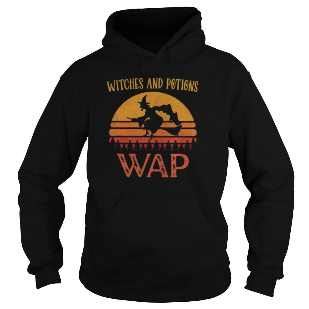 WAP Witches And Potions Retro Halloween Witch shirt