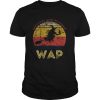 WAP Witches And Potions Retro Sunset Vintage Witch shirt