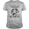 You Smell Like Drama And A Headache Please Get Away From Me Halloween shirt