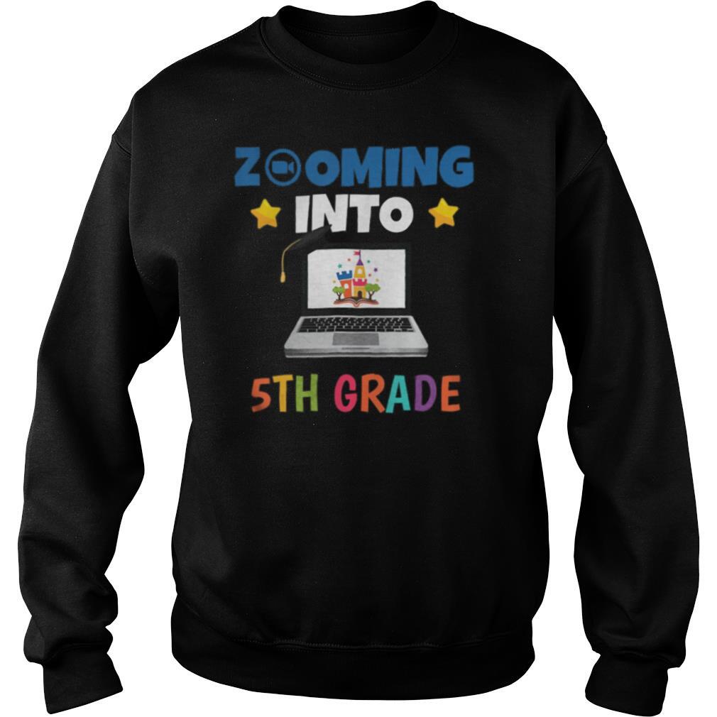 Zooming Into 5th Grade Virtual Back to School Fifth grade shirt