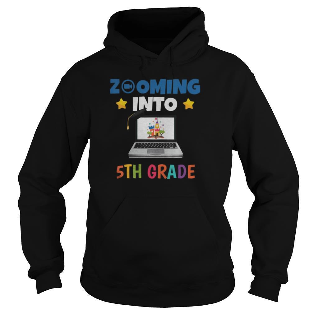 Zooming Into 5th Grade Virtual Back to School Fifth grade shirt
