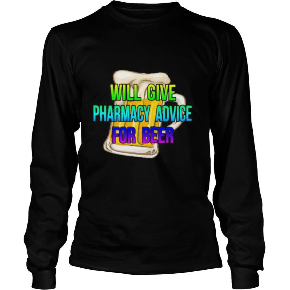 will give pharmacy advice for beer colors shirt