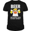Beer Because 2020 Is Boo Sheet Trump Ghost in Mask shirt