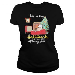 Charlie brown and snoopy this is my hallmark christmas movies watching shirt