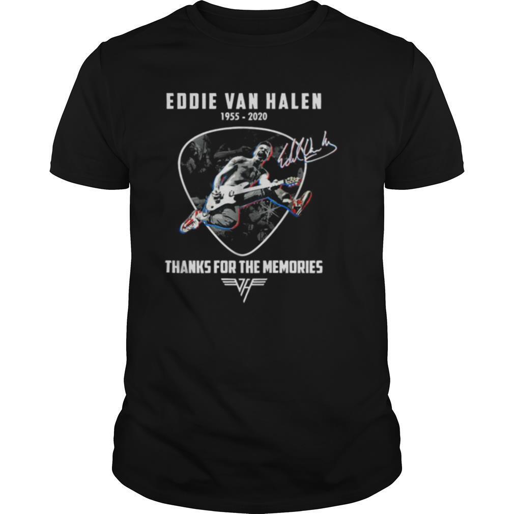 Eddie Van Halen 1955 2020 Thanks For The Memories Signature shirt