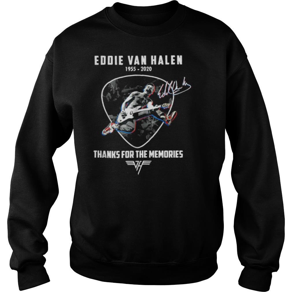 Eddie Van Halen 1955 2020 Thanks For The Memories Signature shirt