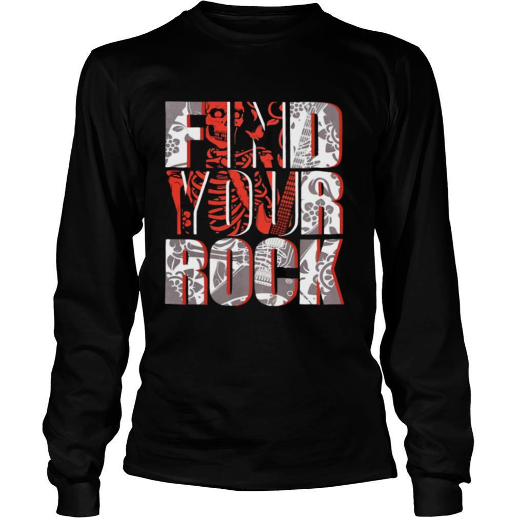 Find your rock skeleton halloween shirt