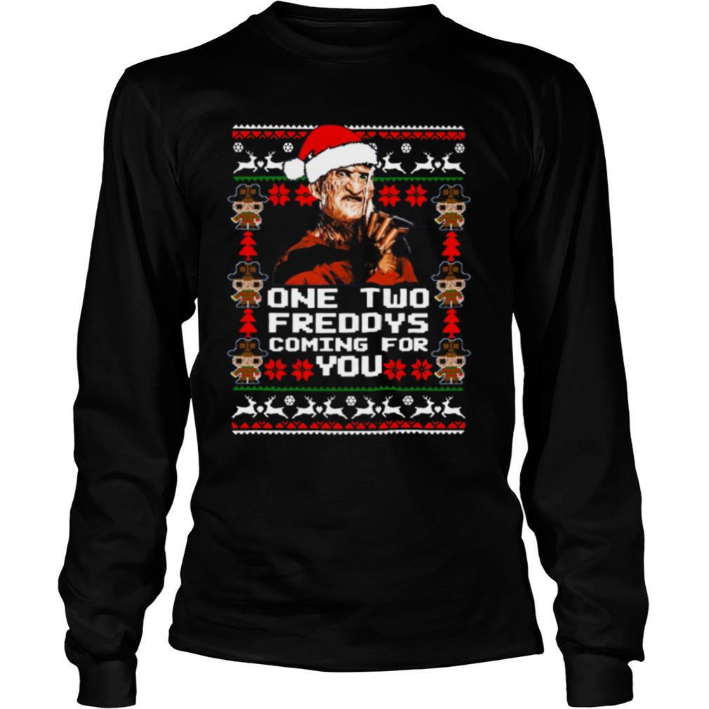 Freddy Krueger Christmas One Two Freddys Coming For You shirt