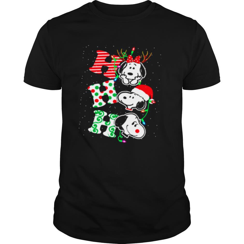 Ho Ho Ho Snoopy Christmas shirt
