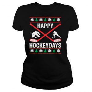 Hockey Player Sports Lover Christmas Holidays shirt