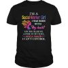 I’m a social worker girl i was born with my heart on my sleeve a fire in my soul and a month i can’t control shirt