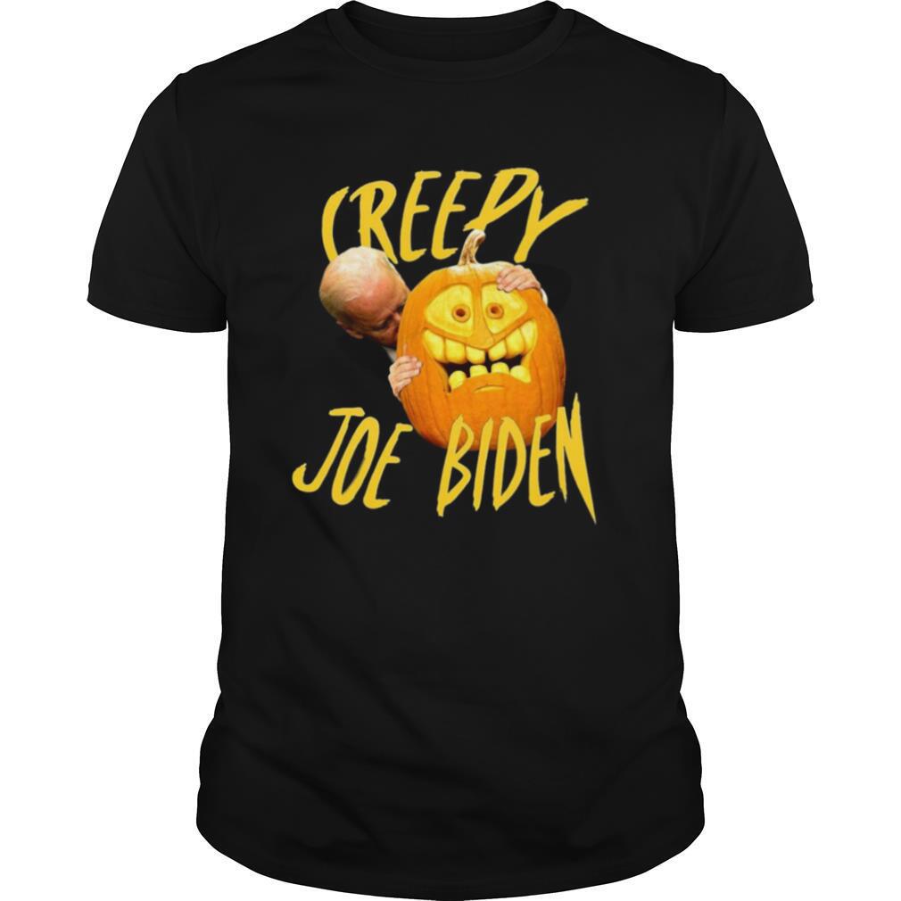 Joe Biden Hug Pumpkin Creepy shirt