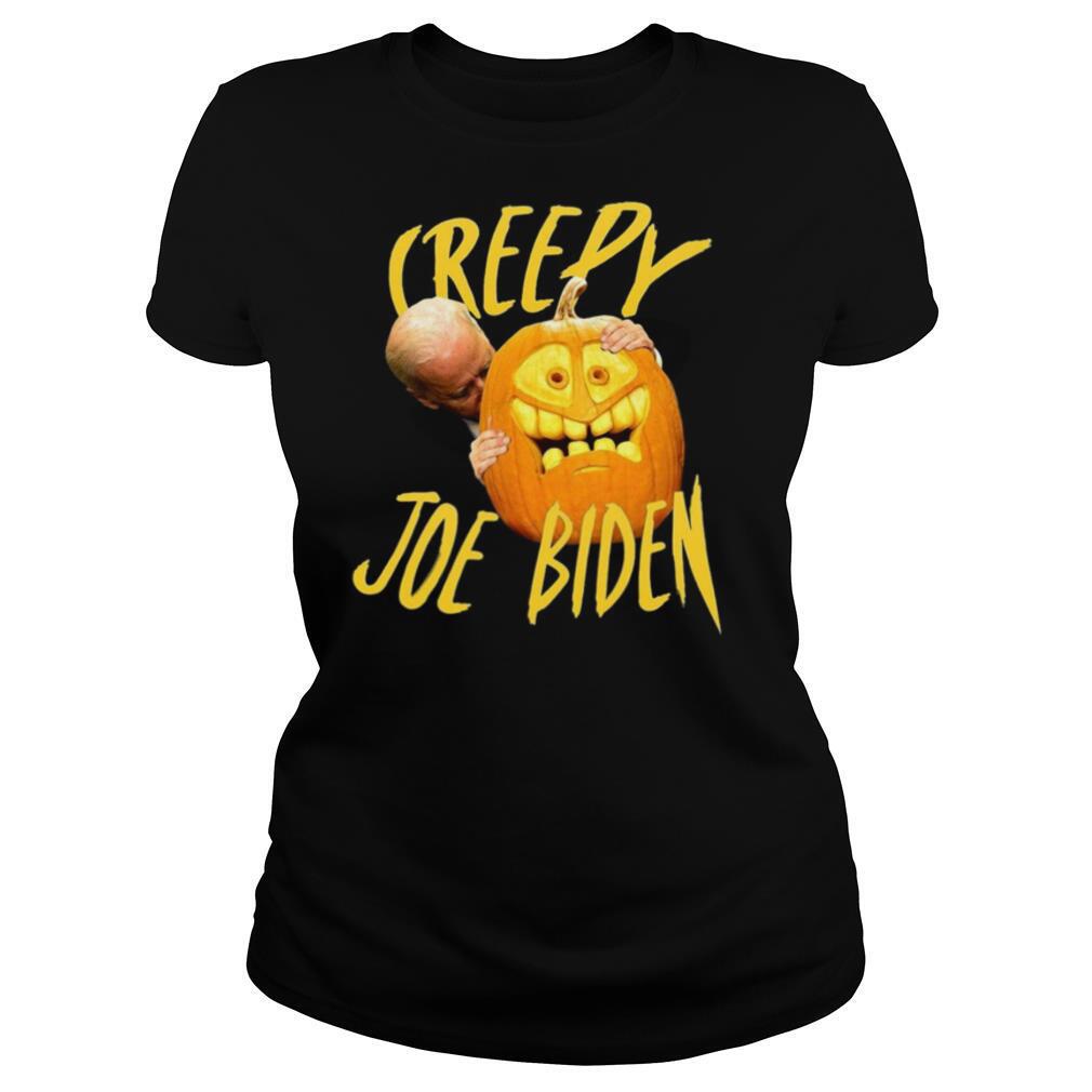 Joe Biden Hug Pumpkin Creepy shirt