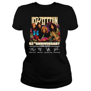 Led Zeppelin 52th Anniversary 1968 2020 Signatures shirt