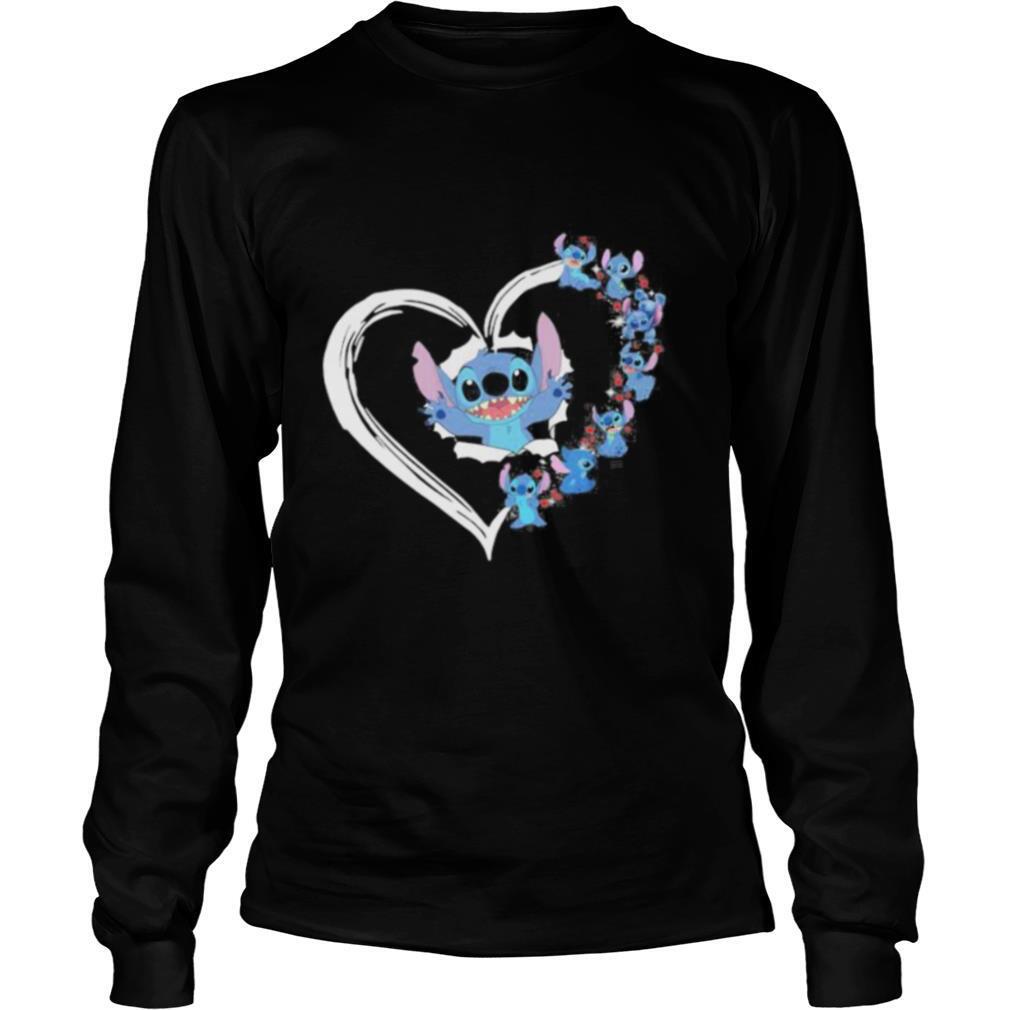 Love stitch ohana heart shirt