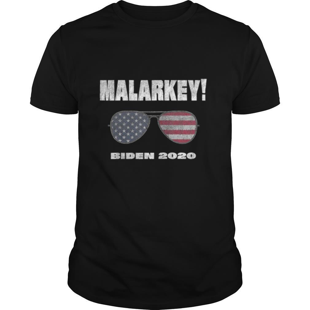 Malarkey biden 2020 sunglasses american flag election shirt