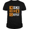 Ski Beer Repeat Downhill Skiing shirt