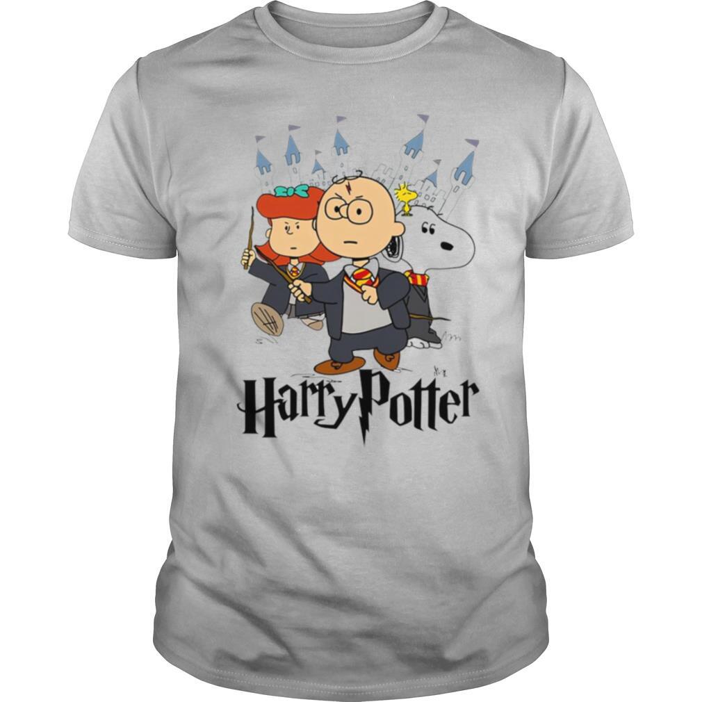Snoopy Charlie Brown Lucy van Pelt Harry Potter shirt