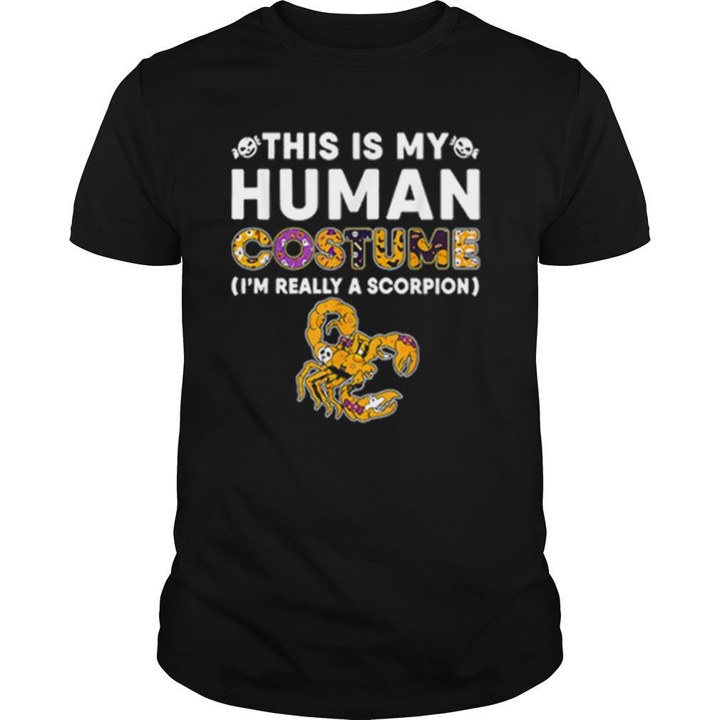 This Is My Human Costume Scorpion shirt