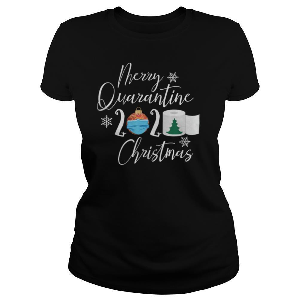 Toilet Paper Quarantine Christmas Present 2020 Merry Xmas shirt