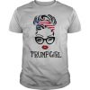 Trump Girl USA Flag Pro Vote For Trump 2020 shirt