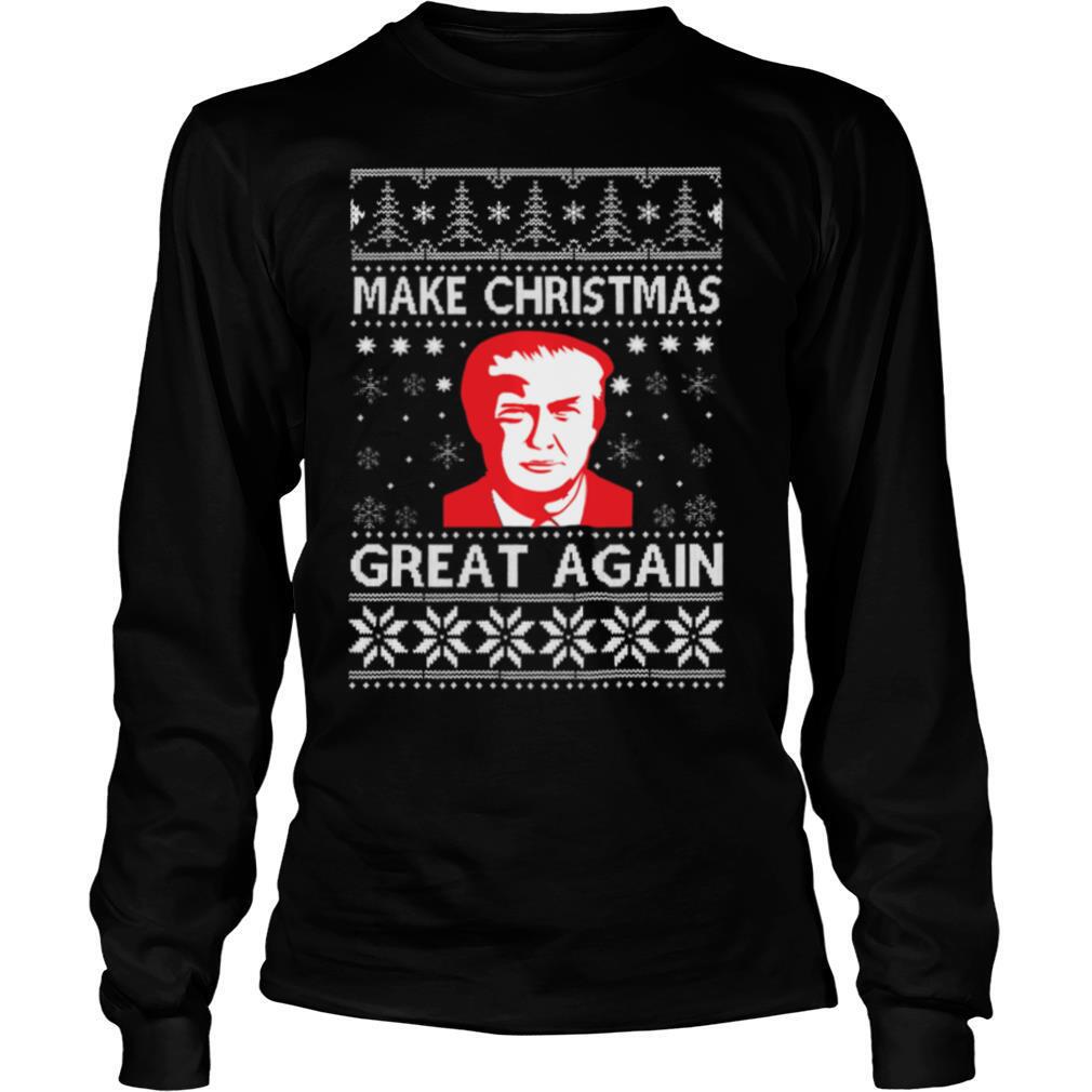Ugly Christmas Make Christmas Great Again Funny Trump shirt