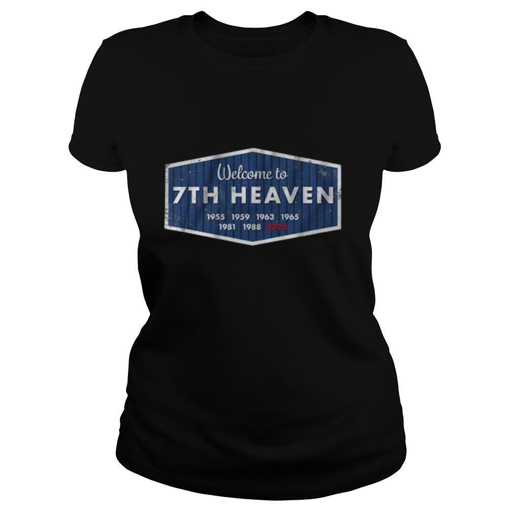 Welcome to 7th Heaven Los Angeles Baseball shirt