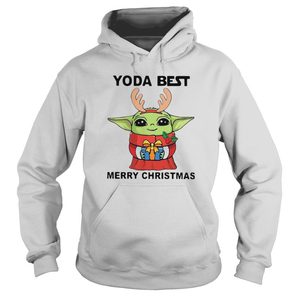 Yoda Reindeer Best Merry Christmas shirt