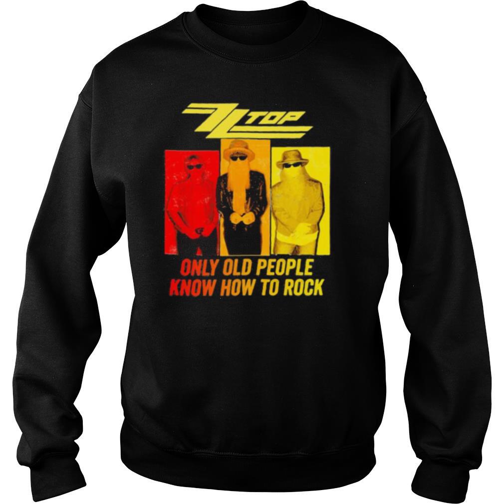 Zz top only old people know how to rock shirt