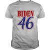 Biden 46 red and blue design shirt