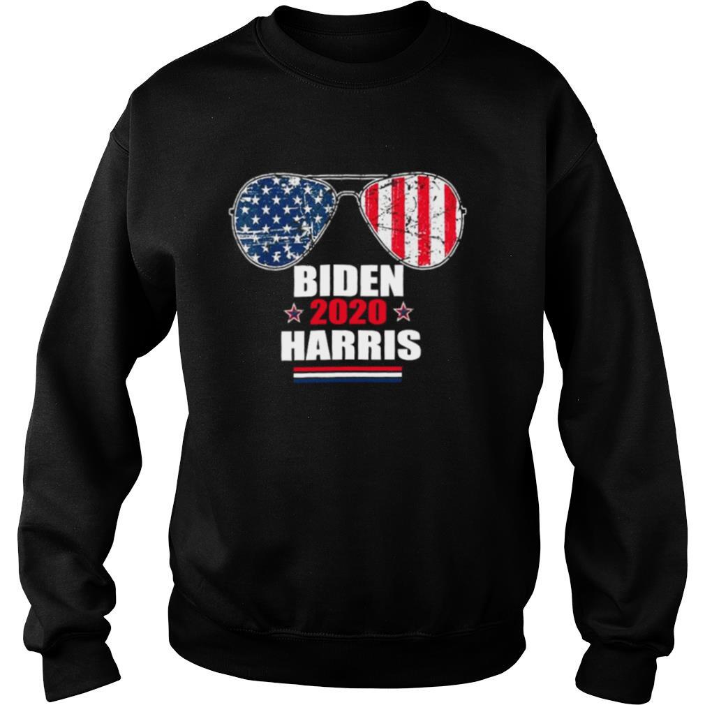 Biden Harris 2020 Aviator Sunglasses American Flag shirt