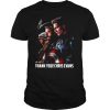 Captain America Thank You Chris Evans shirt