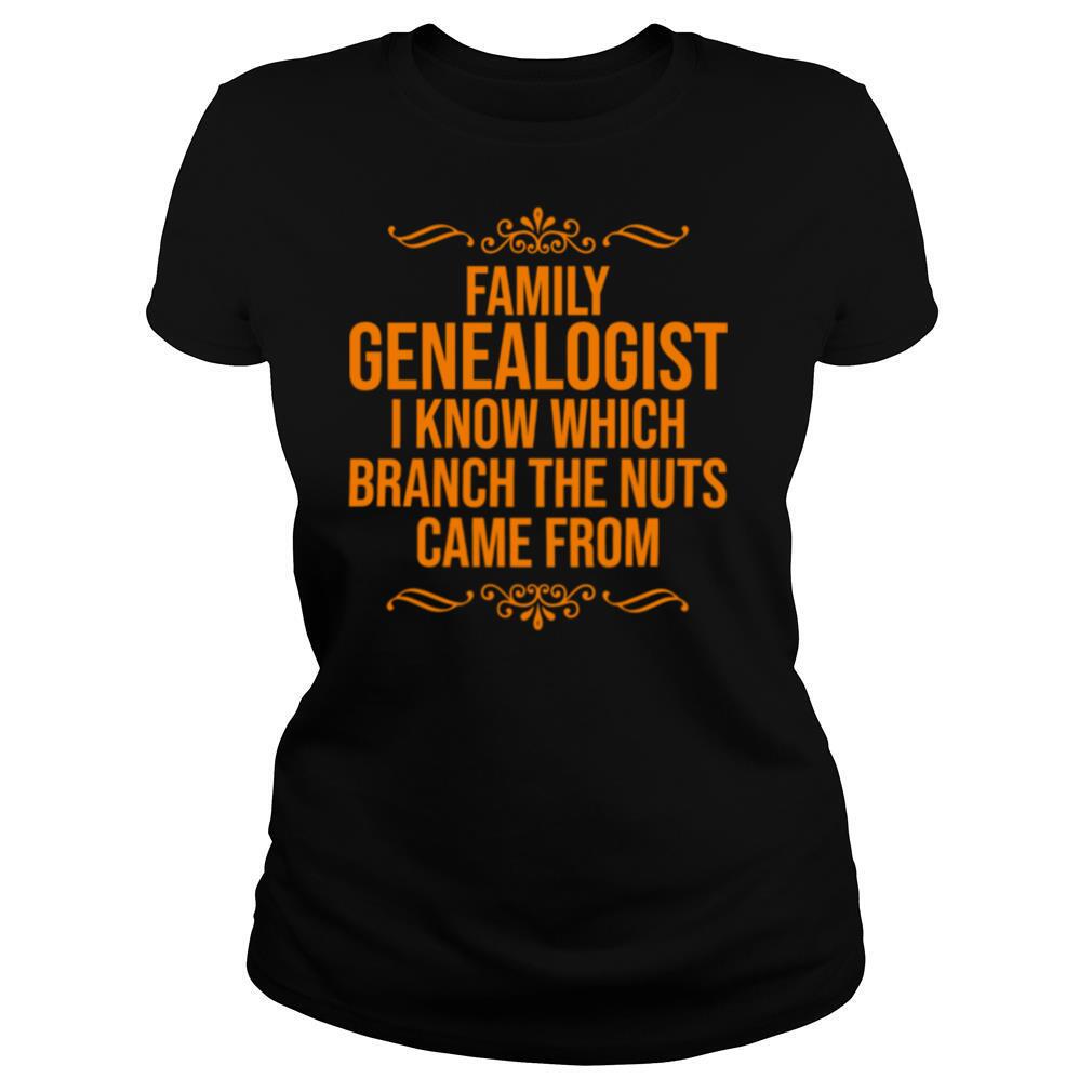Genealogy Cute History Genealogist shirt