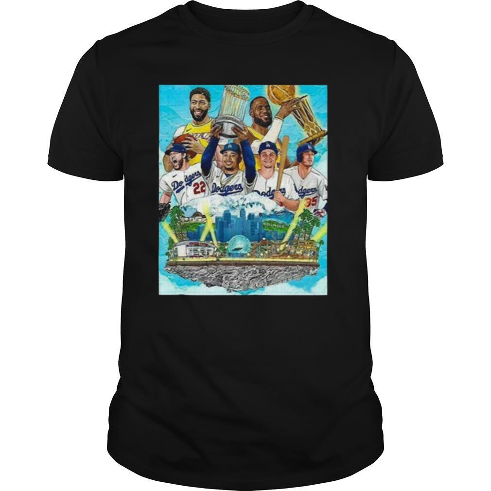 Los Angeles Lakers And Los Angeles Dodgers Champions 2020 Player shirt