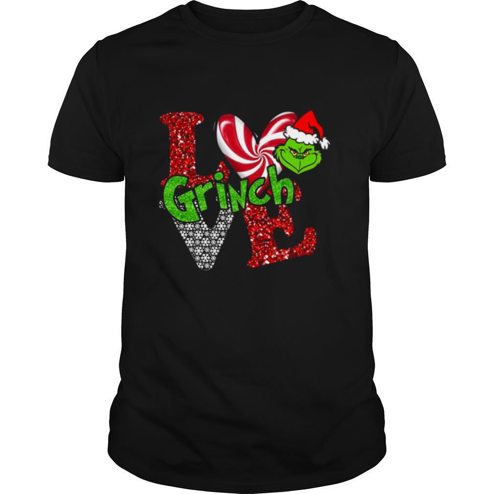 Merry Christmas Grinch Santa Love shirt