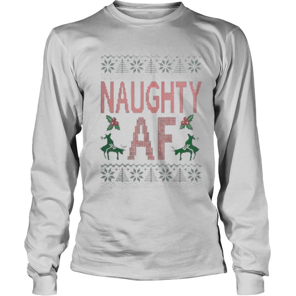 Naughty AF Ugly Christmas shirt