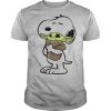 Snoopy Hug Baby Yoda shirt