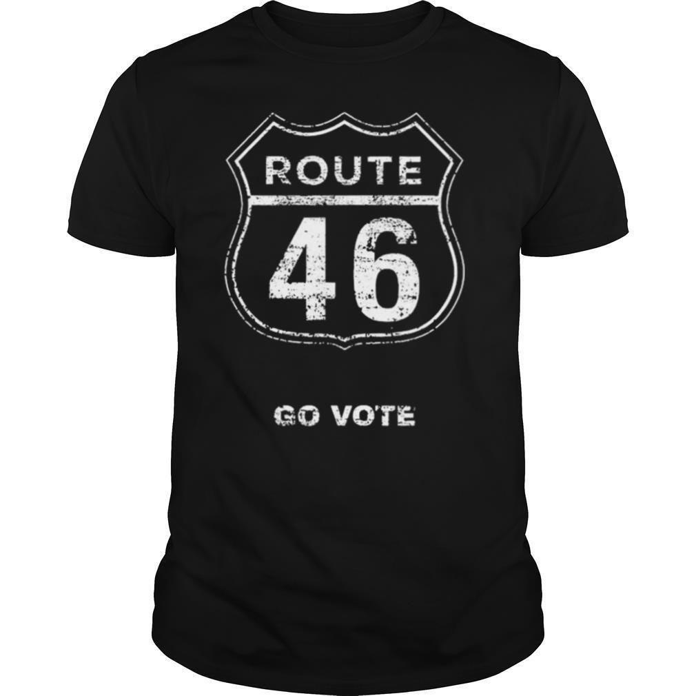 Vote Joe Biden Funny Route 46 Sign 2020 US Election shirt