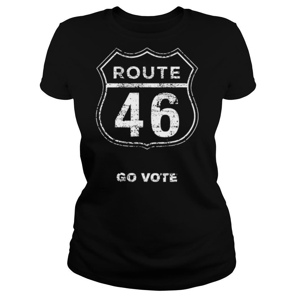 Vote Joe Biden Funny Route 46 Sign 2020 US Election shirt
