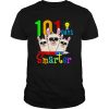 101 Days Smarter Teacher Llama Happy 100th Day Of School shirt