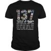 137 Years Of Los Angeles Dodgers 1883 2020 Thank You For The Memories Signatures shirt