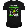 All I Need Is Coffee And My Dog It Too Peopley Outside Grinch Merry Xmas shirt